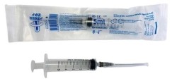 Шприц трехкомпонентный с иглой р. 0.7ммх38мм 22G 1 шт. 5 мл